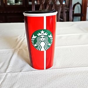Starbucks Collectible Ceramic Travel Mug NWOT